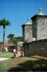 Florida St Augustine Old City Gate Built 1808