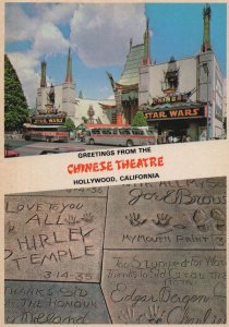 Star Wars 1977 Film Hollywood Gala Cinema Theatre Chinese Postcard