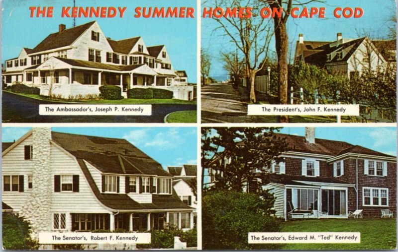 Postcard MA Cape Cod - Kennedy Summer Homes