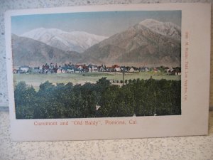 POMONA, CA ~ pre-1907 CLAREMONT and Old Baldy mt.