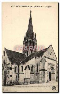 Old Postcard Vernouillet L & # 39Eglise