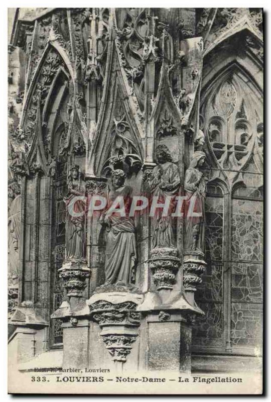 Old Postcard Louviers Notre Dame The Flagellation