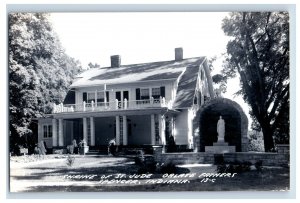 Vintage Shrine Of St Jude Spencer Indiana Real Photo RPPC Postcard P141