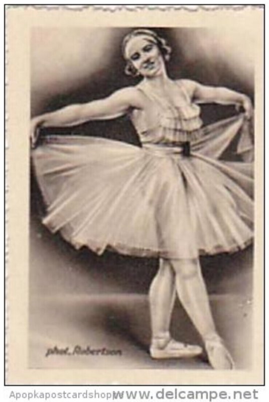 GARBATI CIGARETTE CARD FAMOUS DANCERS NO 59 LUCIENNE LAMBALLE