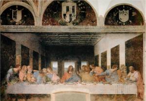 The Last Supper by Leonardo da Vinci Art Postcard