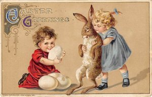 Easter Greetings Postcard