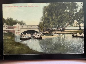 Vintage Postcard 1911 Belle Island, Detroit, Michigan (MI)