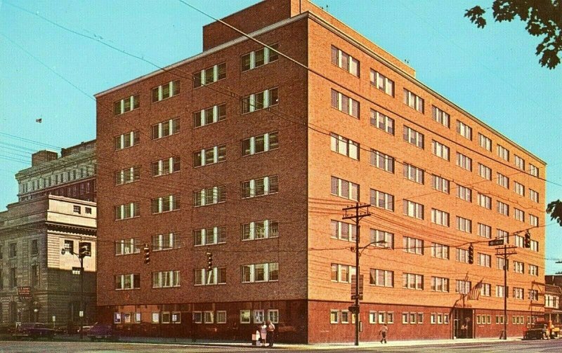 Postcard View of Federal Office Building in Huntington, WV.      N6