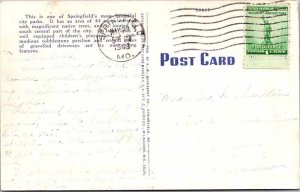 Postcard BRIDGE SCENE Springfield Missouri MO AK4699