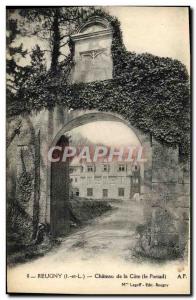 Old Postcard Reugny Chateau De La Cote portal