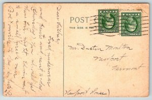 WW1  US Army  Infantryman In the Trenches Postcard