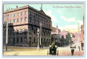 C. 1905 The Exchange Bridge Street, Sydney Postcard F144E