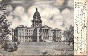 USA Capitol Denver Colorado Vintage Postcard 05.29