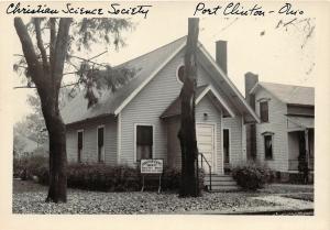 F33/ Port Clinton Ohio RPPC Postcard c1950s Christian Science Society