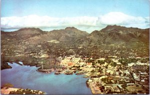 Postcard Hawaii - Honolulu Aerial - Union Oil Company