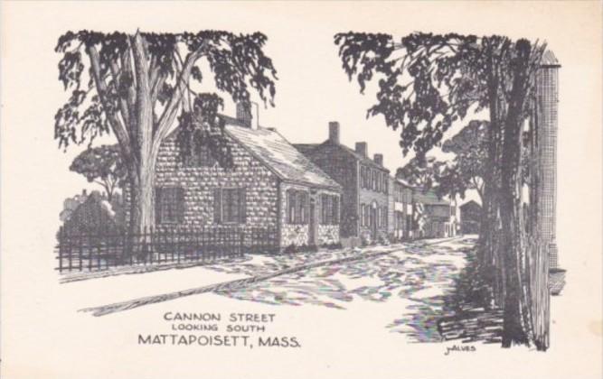 Massachusetts Mattapoisett Cannon Street Looking South