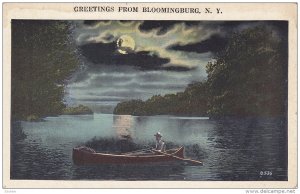 Canooing, Greetings From Bloomingburg, New York, 1910-1920s