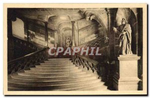Postcard Old Street Clovis Pars The grand staircase Lycee Henri IV