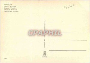Postcard Modern Spoleto Theater Romain