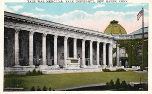 Vintage Postcard Yale War Memorial Yale University New Haven Connecticut Harold