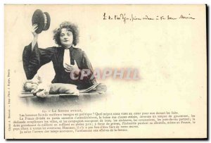 Old Postcard Fancy Doll The lawyer wife Men make it better task in politics?