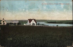 Prince Edward Island PEI Island Home c1910 Vintage Postcard