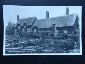 Warwickshire Coll 4 x STRATFORD ON AVON Anne Hathaways House - Old RP Postcards