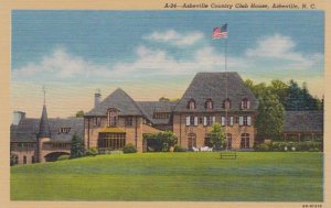 North Carolina Asheville Country Club Clubhouse Curteich