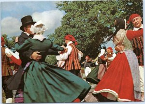 postcard Denmark - Copenhagen - The Open Air Museum - Folkdance Country Dance