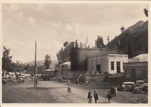 Ethiopia Dessie Italian Colony scarce RPPC Central Market Square automobiles