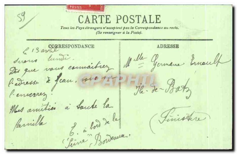 Old Postcard Dunkirk Panoramic