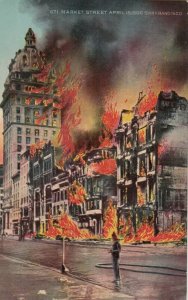 SAN FRANCISCO , California, 1906 ; Burning Buildings #2