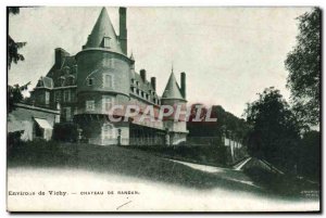 Old Postcard Vichy Chateau De Randan