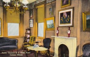 Illinois Galena Parlor General U S Grant Home Curteich