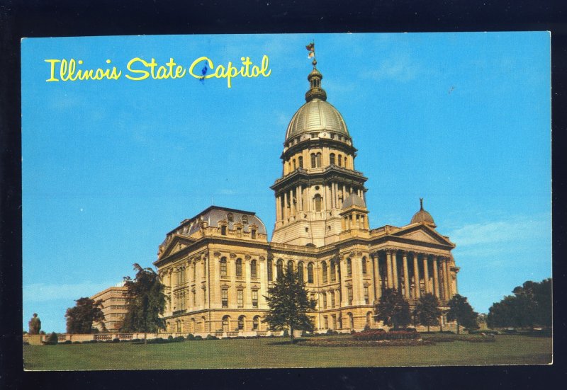 Springfield, Illinois/IL Postcard, View Of Illinois State Capitol Building