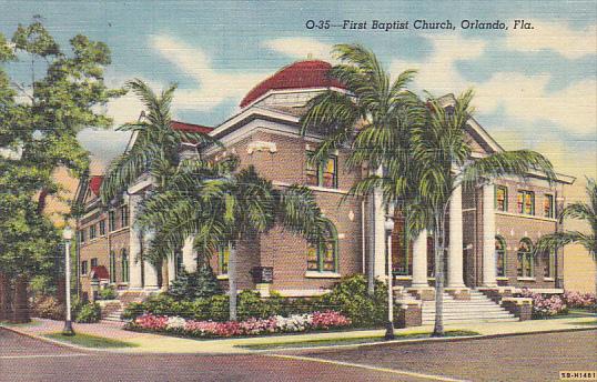 First Baptist Church Orlando Florida Curteich