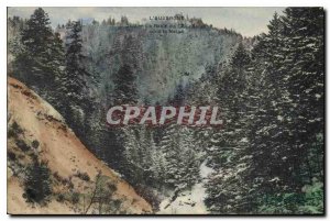 Old Postcard Auvergne Ravine