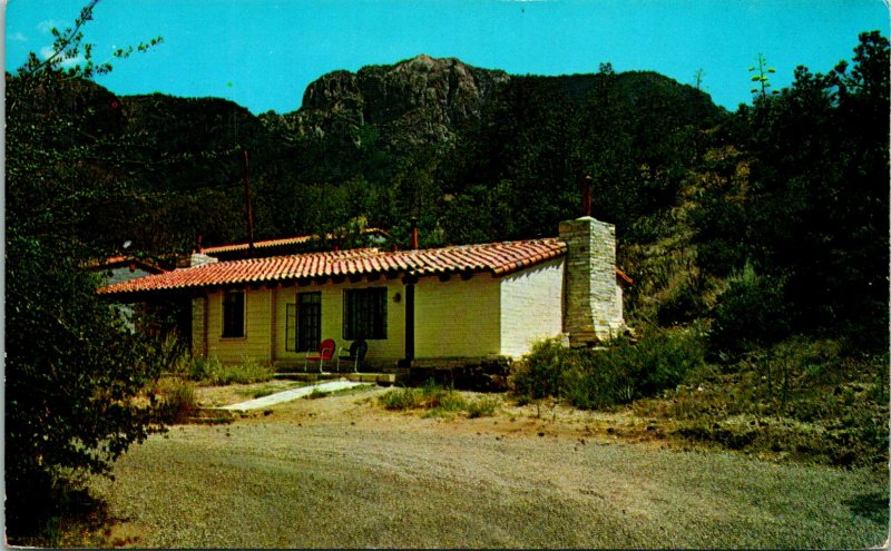 Big Bend National Park TX Cottage Chisos Mountains Postcard unused (23241)