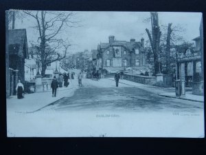 Surrey GUILDFORD showing JOHN MOON & SON & BETSER BOOTMAKERS c1903 UB Postcard