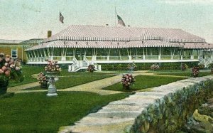 Postcard Antique View of Old Casino in Narragansett Pier, Narragansett, RI.  T8