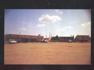 AFTON OKLAHOMA ROUTE 66 BUFFALO RANCH ROADSIDE VINTAGE ADVERTISING POSTCARD