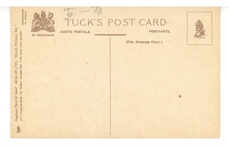 ME - Poland Spring. Poland Spring House, Boating on the Lakes (Tuck Ser. 2763)