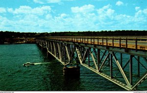 Missouri Lake Of The Ozarks Famous Upside Down Bridge Across Glaize Arm