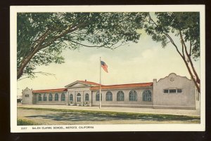 Merced, California/CA Postcard, Galen Clark School, Publ By Pacific Novelty