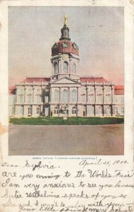 ST LOUIS MO~LOUISIANA PURCHASE EXPOSITION GERMAN PAVILION~1904 POSTCARD