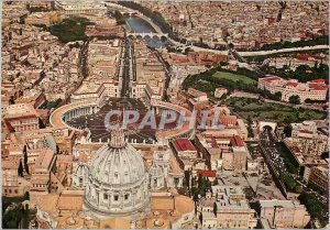 Postcard Modern Citta del Vaticano Aerienne view of the Basilica of St. Peter
