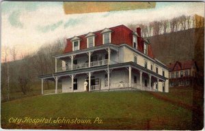 Postcard HOSPITAL SCENE Johnstown Pennsylvania PA AO5129