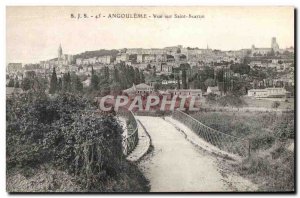 Old Postcard Angouleme View Saint Marun