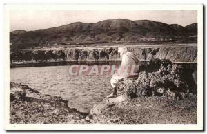 Algeria Constantine Old Postcard Biskra The lake fountain hot