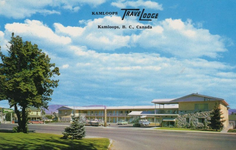 Kamloops Travel Lodge BC Canada Postcard